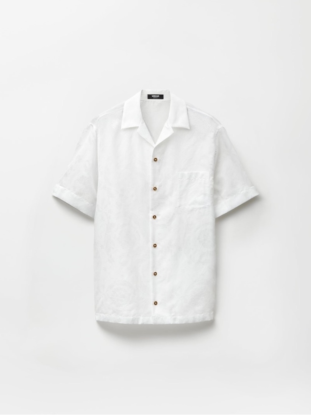 Versace Barocco Jacquard Silk Blend with Medusa Gold Buttons. Size 50 IT/ L US